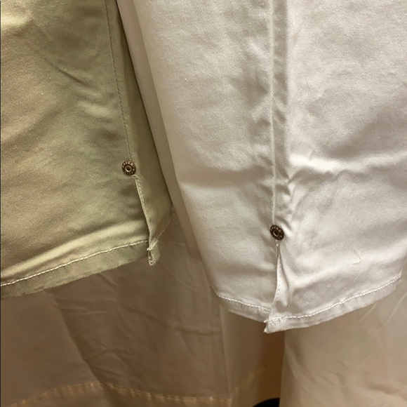 2 pair new Eddie Bauer Capri 14P - white & khaki - Picture 6 of 6